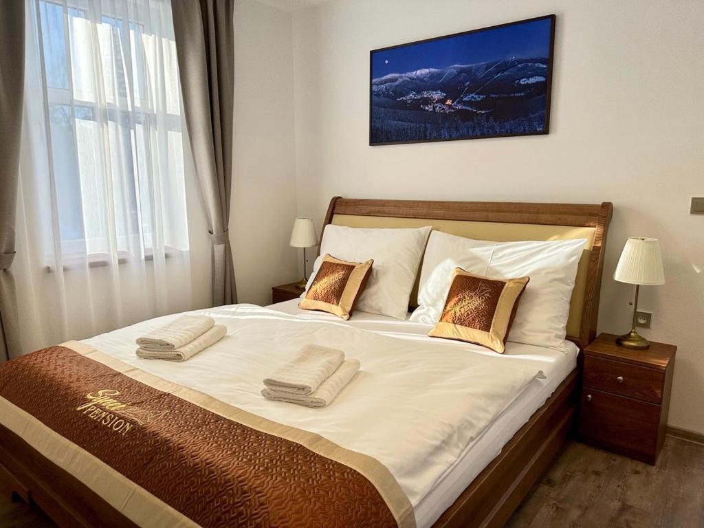 Dvoulůžkový pokoj Economy s manželskou postelí