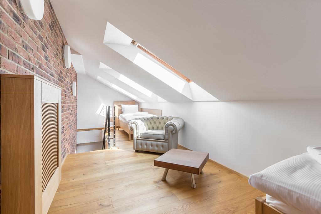 Apartment mit 1 Schlafzimmer und Dachboden